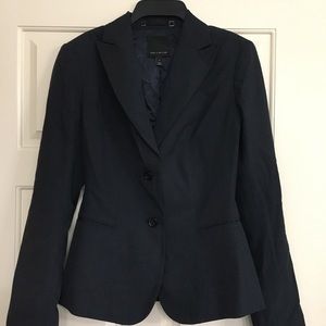 Heathered navy suit